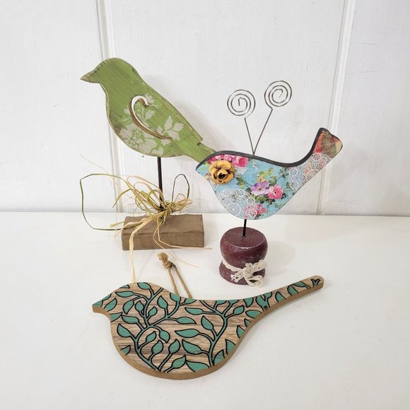 Wooden Bird Home Decor Collection - Picture 1 of 3